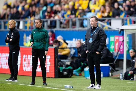 Peter Gerhardsson, head coach of Sweden