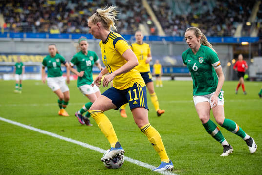 Stina Blackstenius of Sweden