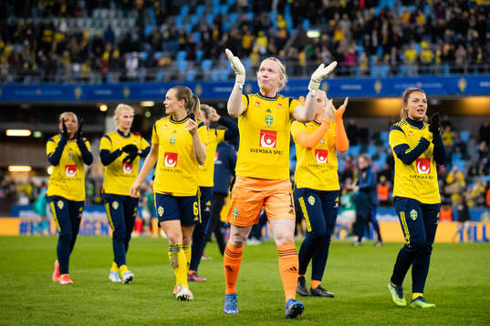 Goalkeeper Hedvig Lindahl of Sweden