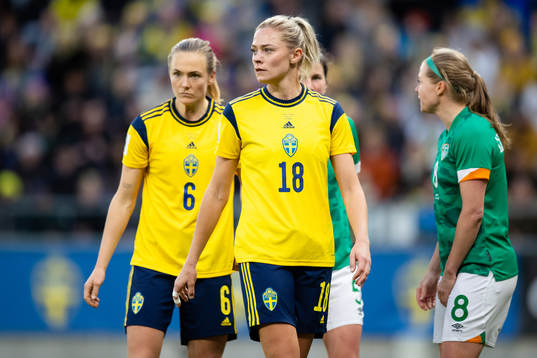Magdalena Eriksson and Fridolina Rolfö of Sweden