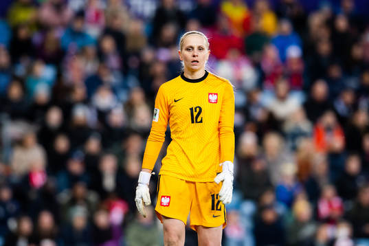 Goalkeeper Karolina Klabis of Poland