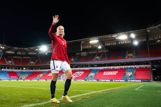 Guro Bergsvand of Norway celebrates