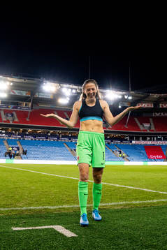 Goalkeeper Cecilie Fiskerstrand of Norway