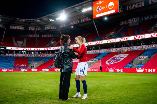 Lise Klaveness, president of the Norwegian Football