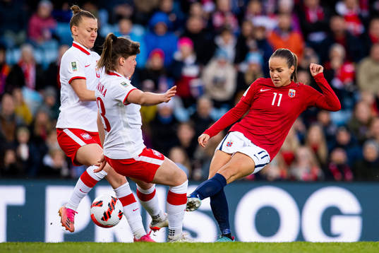Adriana Achcinska of Poland and Guro Reiten of Norway
