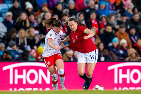 Adriana Achcinska of Poland and Elisabeth Terland of Norway