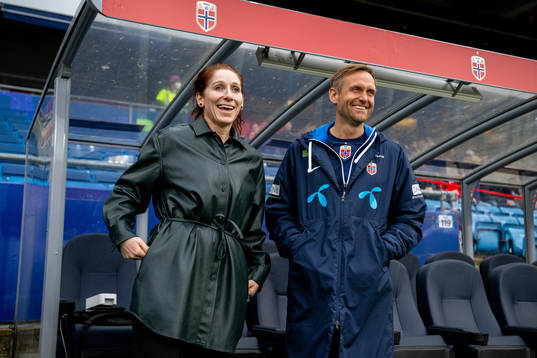 Lise Klaveness, president of the Norwegian Football