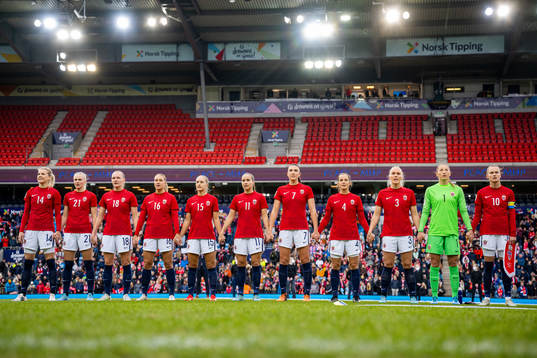 Ada Hegerberg, Karina Sævik, Frida Maanum, Lisa Fjeldstad