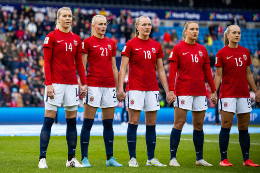 Ada Hegerberg, Karina Sævik, Frida Maanum, Lisa Fjeldstad