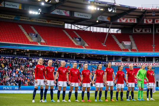 Ada Hegerberg, Karina Sævik, Frida Maanum, Lisa Fjeldstad