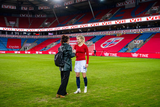 Lise Klaveness, president of the Norwegian Football