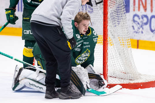 Björklövens målvakt Claes Endre