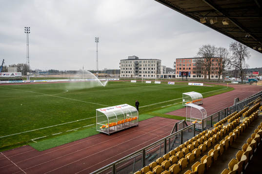 Interiör vy över Ängelholms IP