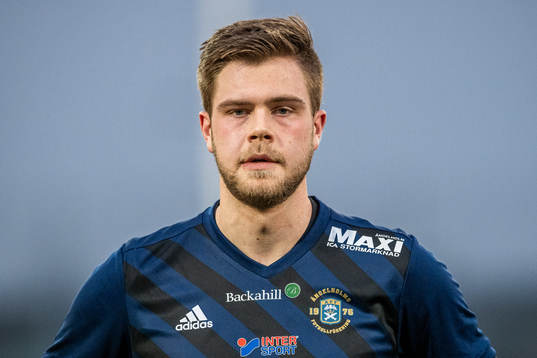 Ängelholms målvakt Robin Streifert