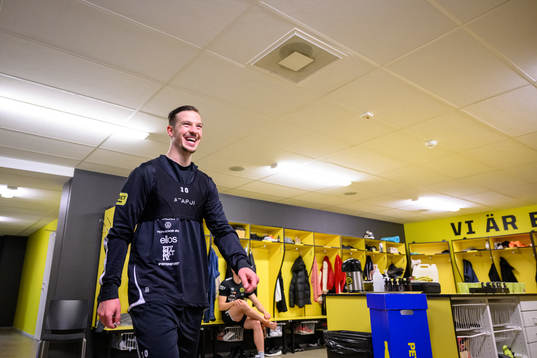 Elfsborgs Simon Olsson i omklädningsrummet
