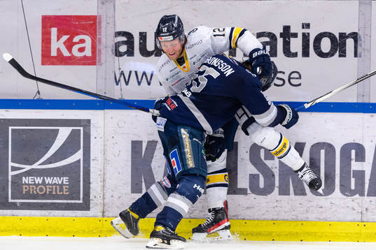 s Hunter Shinkaruk och Karlskogas Arvid Aronsson