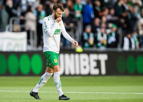 Hammarbys Simon Sandberg deppar