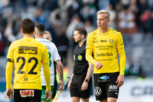 Mjällbys Herman Johansson deppar