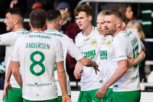 Hammarbys Jeppe Andrup Andersen, Astrit Selmani, Williot