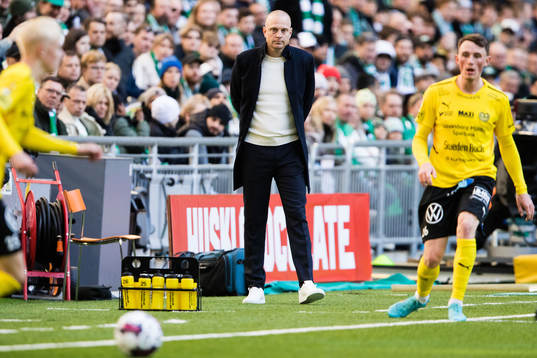 Mjällbys tränare Andreas Brännström