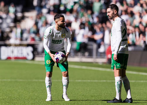 Hammarbys Mohanad Jeahze och Nahir Besara