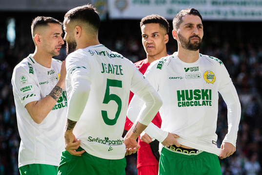 Hammarbys Loret Sadiku, Mohanad Jeahze, målvakt Oliver