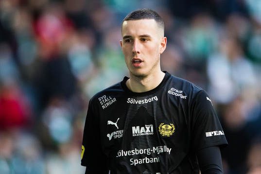 Mjällbys målvakt Samuel Brolin