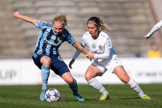 Djurgårdens StinaLisa Johansson och Rosengårds Loreta