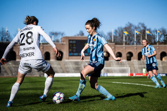 Rosengårds Bianca Schmidt och Djurgårdens Julia