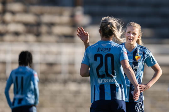 Djurgårdens Sanna Kullberg deppar