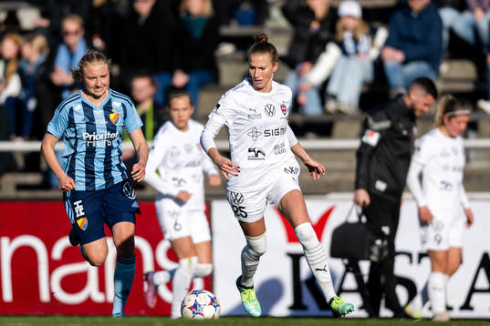 Djurgårdens StinaLisa Johansson och Rosengårds Emma