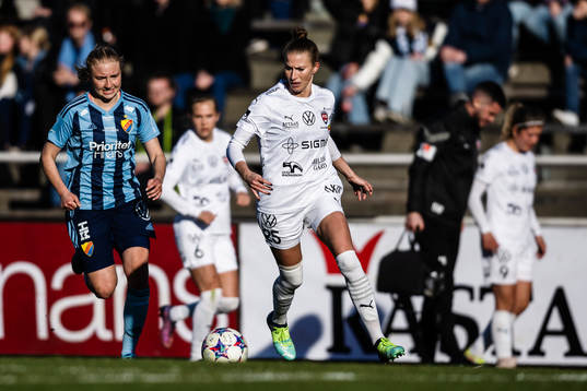 Djurgårdens StinaLisa Johansson och Rosengårds Emma