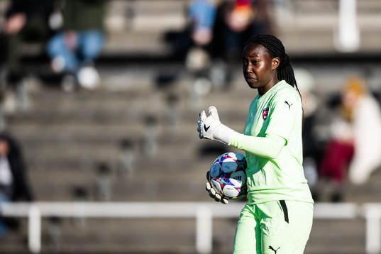 Rosengårds målvakt Angel Mukasa
