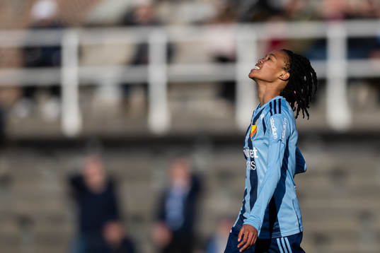 Djurgårdens Linda Maserame Motlhalo deppar