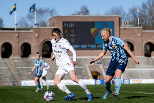 Rosengårds Bianca Schmidt och Djurgårdens StinaLisa