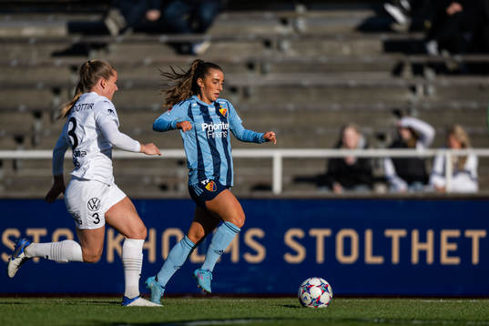 Rosengårds Gudrun Arnardottir och Djurgårdens Tilde