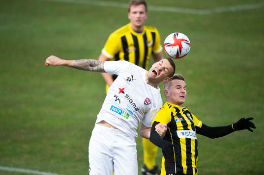 IFK Hässleholms Danny Gunnarsson i matchen i div. 2 Södra