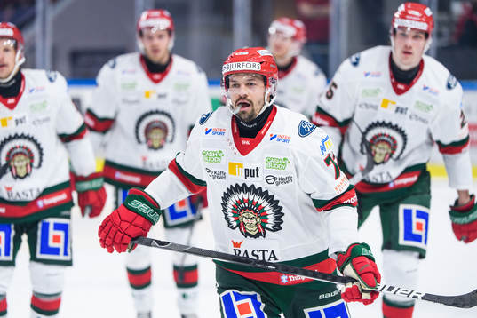 Frölundas Patrik Carlsson jublar