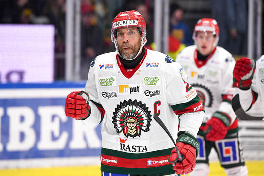 Frölundas Joel Lundqvist jublar
