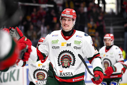 Frölundas Elmer Söderblom jublar