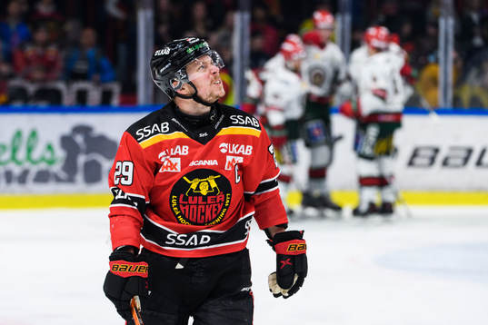 Luleås Erik Gustafsson deppar