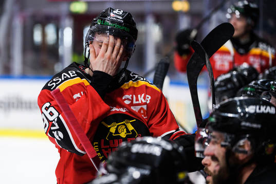 Luleås Pontus Andreasson deppar