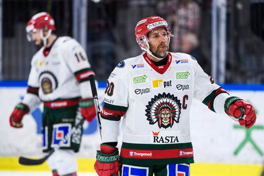 Frölundas Joel Lundqvist jublar