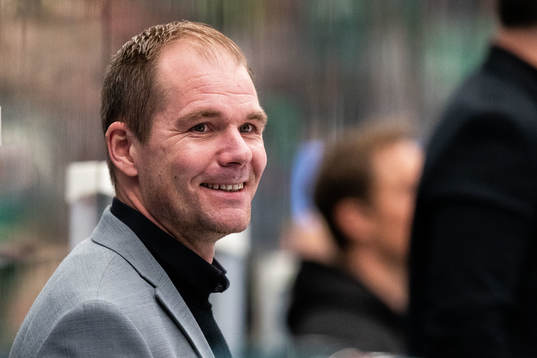 Färjestads tränare Tomas Mitell