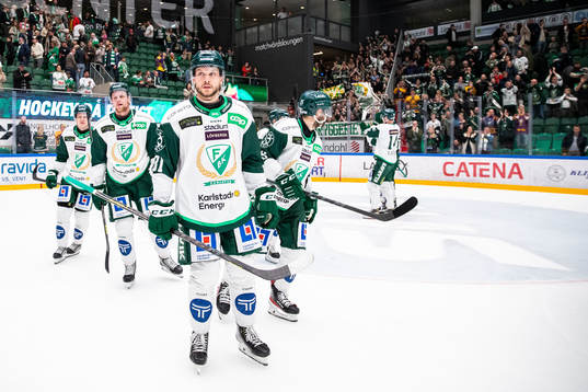 Bläddra bland fler bilder av Ishockey, Semifinal 1, Rögle - Färjestad