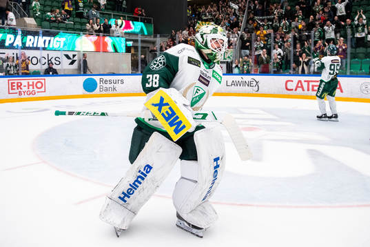 Färjestads målvakt Dominik Furch