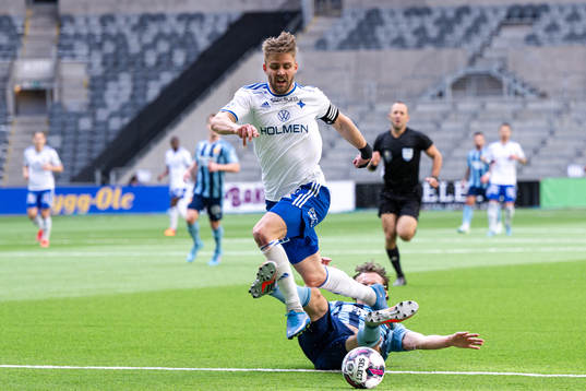 IFK Norrköpings Christoffer Nyman och Djurgårdens Hjalmar
