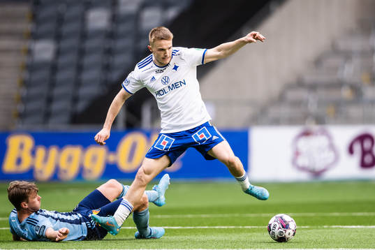 Djurgårdens Rasmus Schüller och IFK Norrköpings Jacob