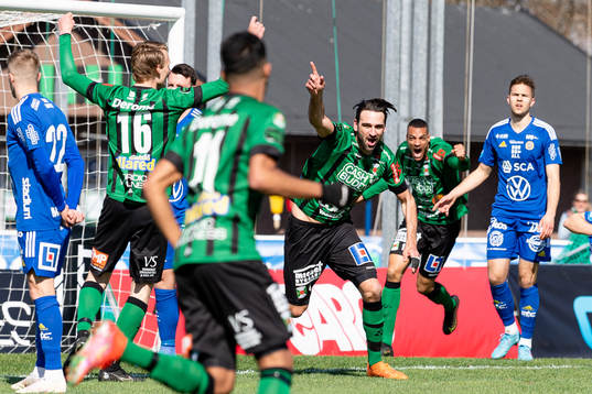Varbergs Oliver Stanisic jublar