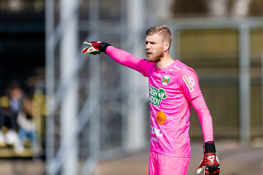 Varbergs målvakt Fredrik Andersson